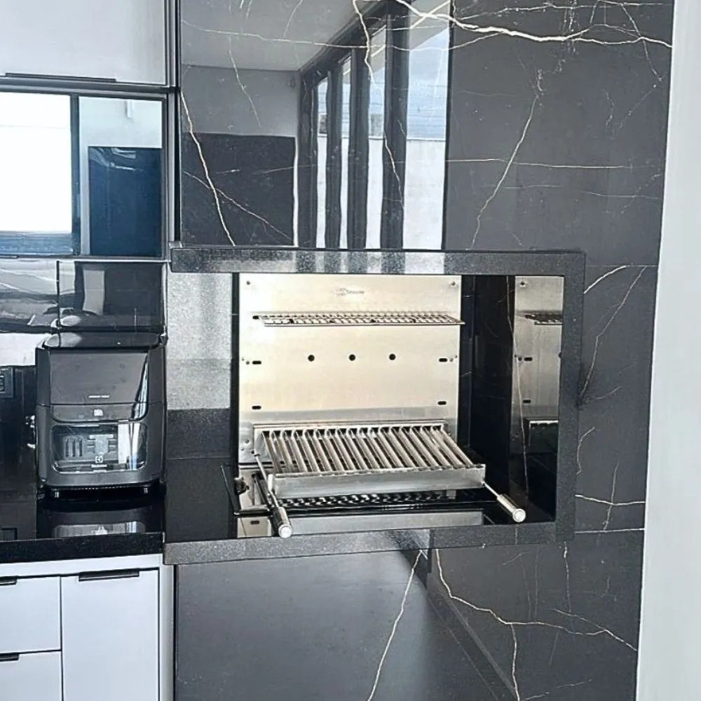 Acabamento em inox